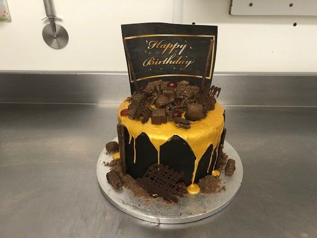 Chocolate Heaven Birthday Cake: Swipe To View More Images