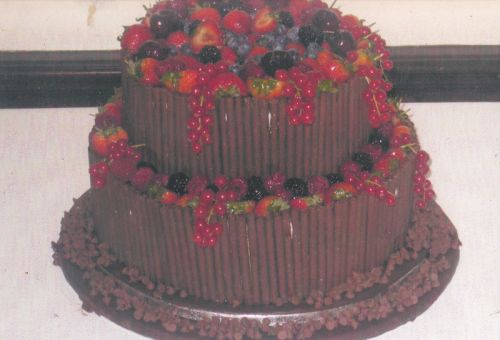 Click Here To Enlarge This Photo Of Chocolate Delight Wedding Cake