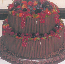 Chocolate Delight Wedding Cake