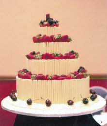 Chocolate Heaven Wedding Cake