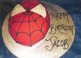 Super Hero Face Cakes