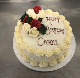Carol's Birthday Cake: Click Here To View Larger Image